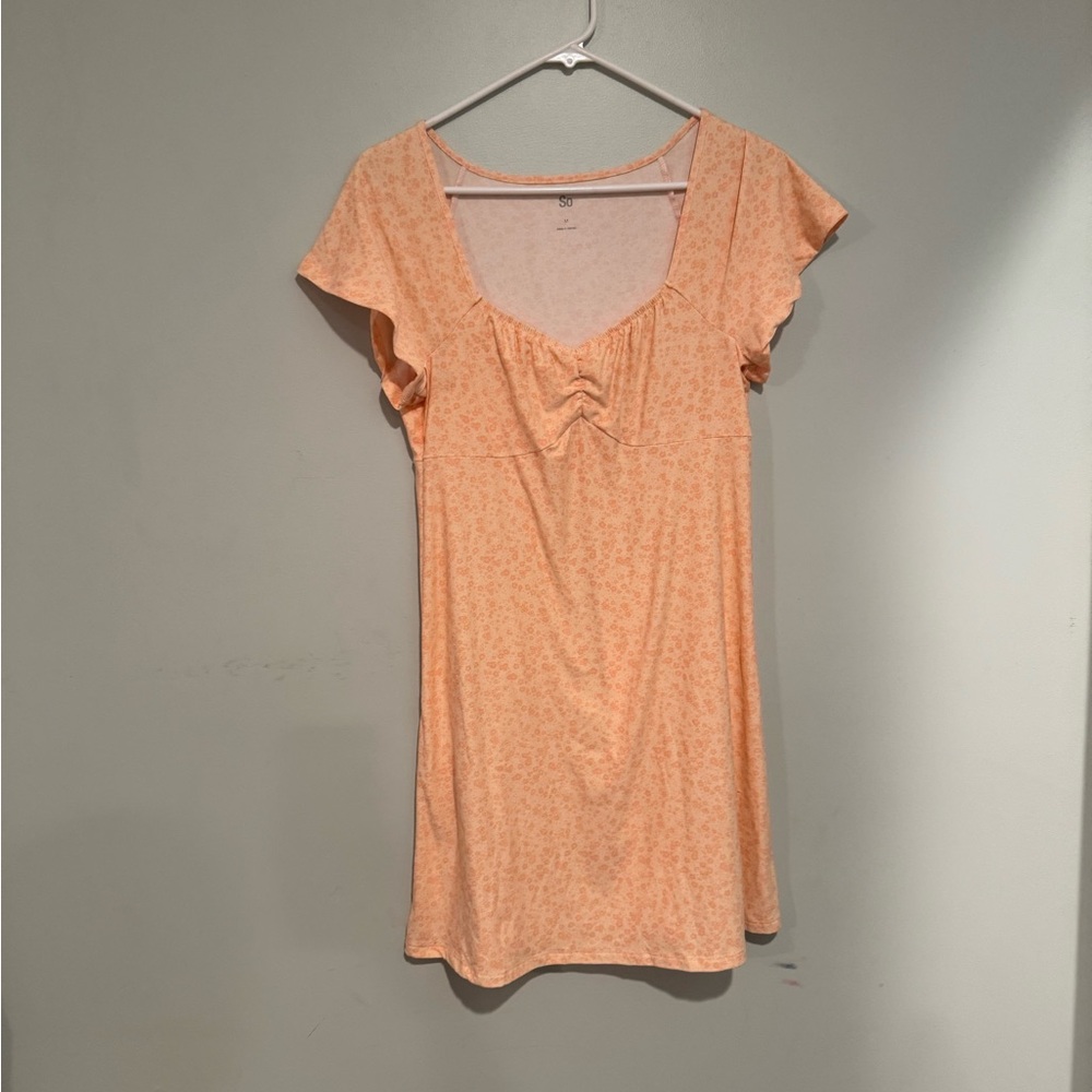 SO Peach Floral dress